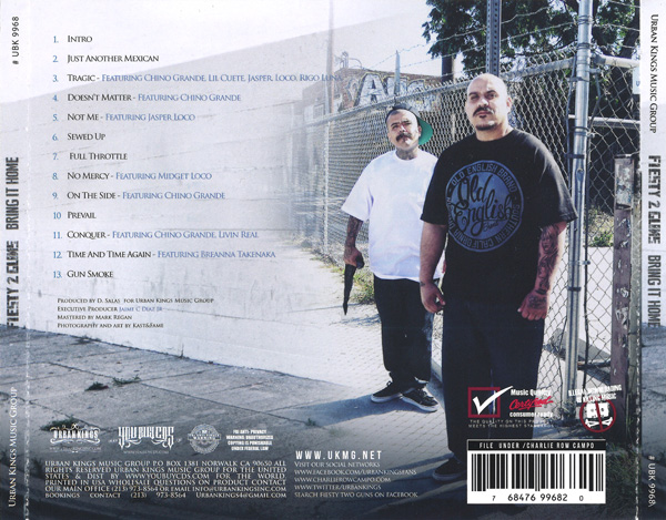 Fiesty 2 Guns - Bring It Home Chicano Rap